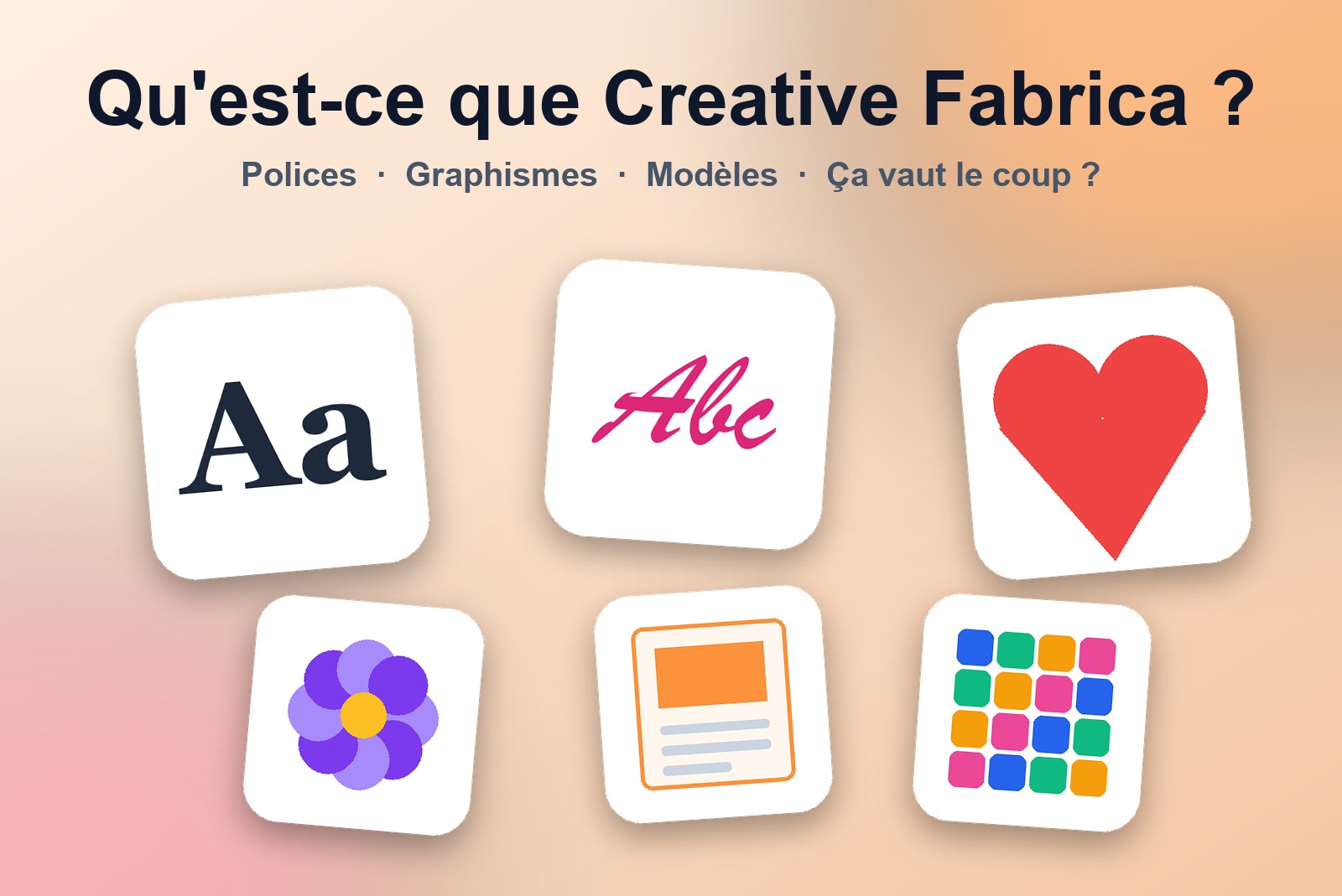 Qu'est-ce que Creative Fabrica : polices, graphismes, modèles et fichiers créatifs
