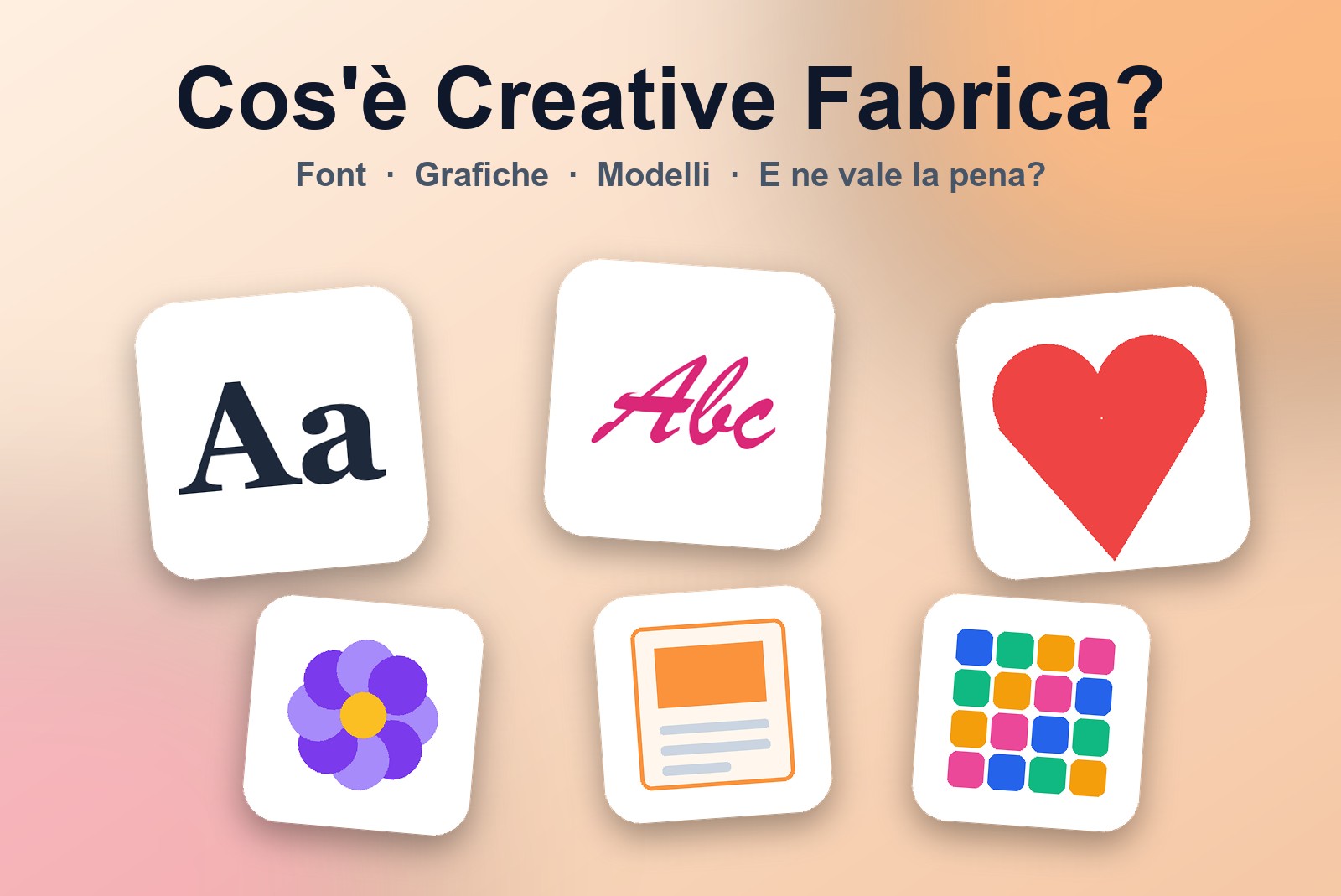 Cos'è Creative Fabrica: font, grafiche, modelli e file per il fai da te