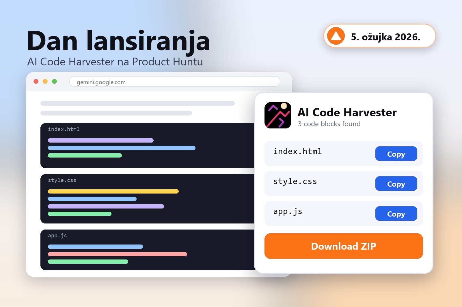 Što je Product Hunt — lansiranje AI Code Harvestera
