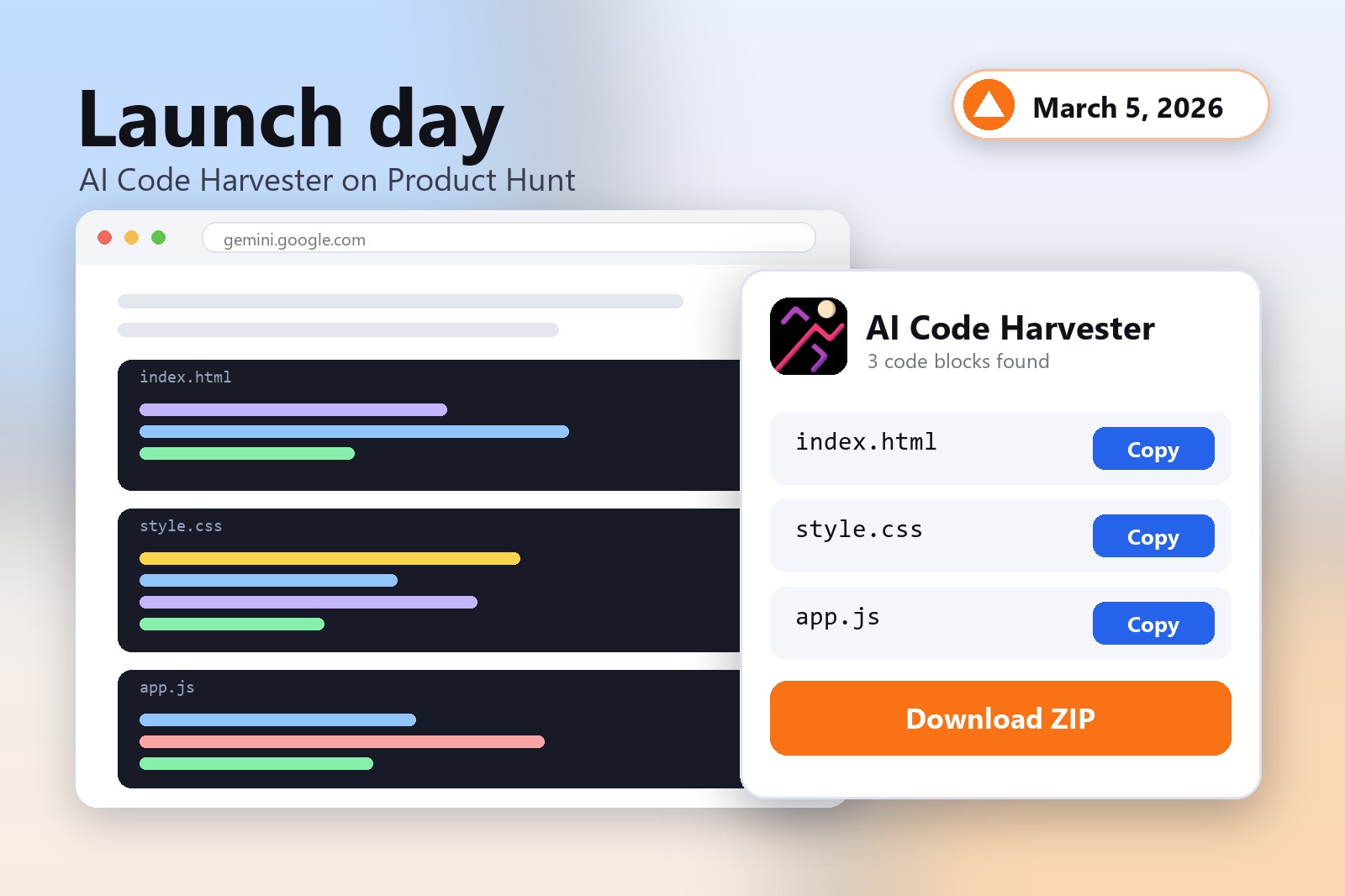What is Product Hunt — launching AI Code Harvester