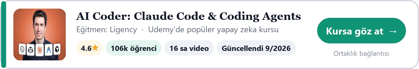 AI Coder: Complete Claude Code & Coding Agents Course by Ligency on Udemy