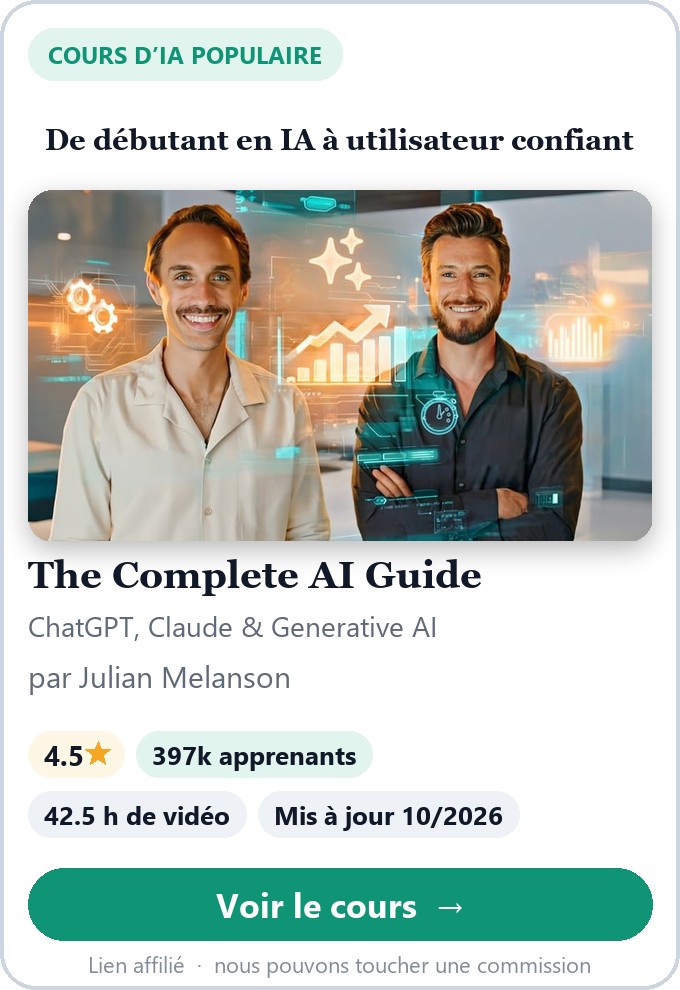 The Complete AI Guide: Learn ChatGPT, Claude & Generative AI by Julian Melanson on Udemy